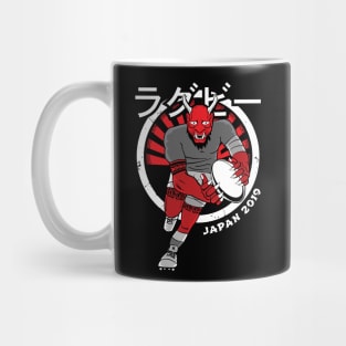 Rugby Japan Manga Demon 3 Mug